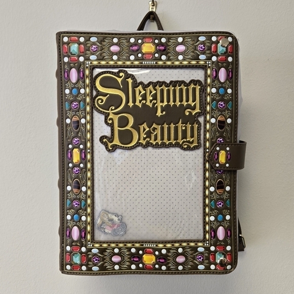 Loungefly Sleeping Beauty Pin Collector Backpack - Picture 6 of 14